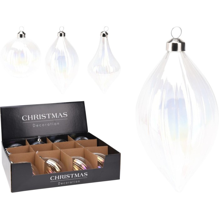 PENDENTE VETRO H10 IRIDISCENTE